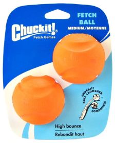 Chuckit Fetch Balls (Size: Medium 2.25 " Diameter 2 pack)