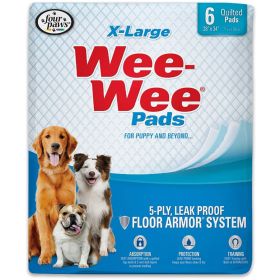 Four Paws Wee Wee Pads 28" x 34" (Size: X-Large 6  Count)