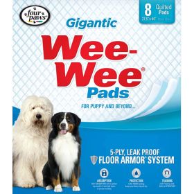 Four Paws Gigantic Wee Wee Pads (Size: 8 Count)
