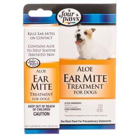 Four Paws Ear Mite Remedy for Dogs (Size: .75oz)