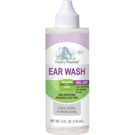Four Paws Healthy Promise Dog and Cat Ear Wash (Size: 4 oz)