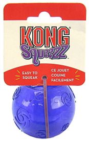 Kong Squeezz Ball Dog Toy - Assorted (Size: Medium 2.5' Diameter)