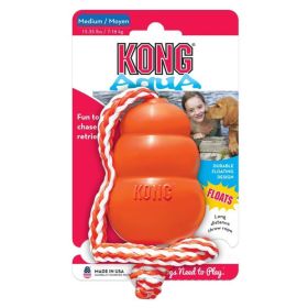 Kong Aquat Floating Dog Toy (Size: Medium - Dogs 15-35 lbs)