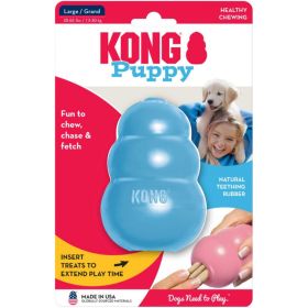 Kong Puppy Kong (Size: Large 6"L x 2.75"W x 9"H)