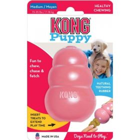Kong Puppy Kong (Size: Medium 5"L x 2.25"W x 7.5"H)