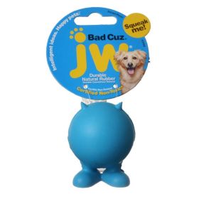 JW Pet Bad Cuz Rubber Squeaker Dog Toy (Size: Small 2.5" T)