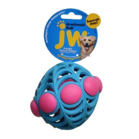 JW Pet Arachnoid Ball Squeaker Dog Toy (Size: Medium 5" Diameter)