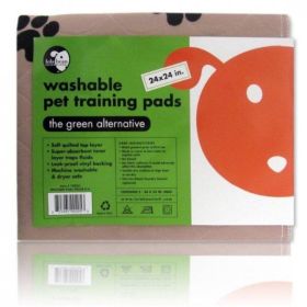 Lola Bean Washable Pet Training Pads (Size: 24" Long x 24" Wide 2 Pack)