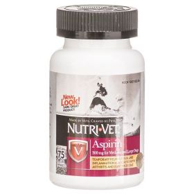 Nutri-Vet Aspirin for Dogs (Size: Large Dogs over 50lbs 75  Count)