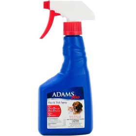 Adams Flea & Tick Spray Plus Precor (Size: 16oz)