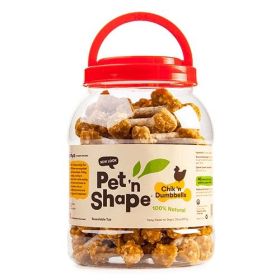 Pet 'n Shape Chik 'n Dumbbells Dog Treats (Size: 32oz)