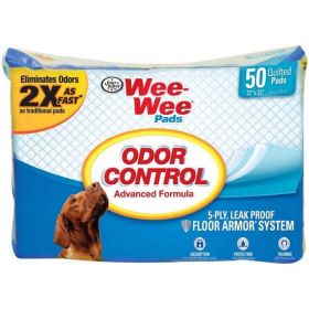 Four Paws Wee Wee Pads - Odor Control (Size: 50 Pack - (22"L x 23"W))