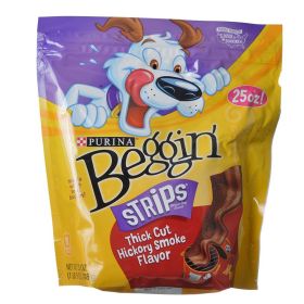 Purina Beggin' Thick Cut Hickory Smoked Flavor Dog Treats (Size: 25oz)