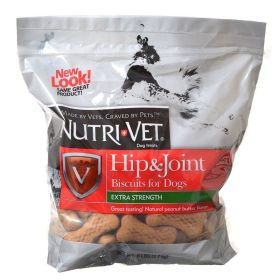Nutri-Vet Hip & Joint Biscuits for Dogs - (Size: Extra Strength 6lbs)