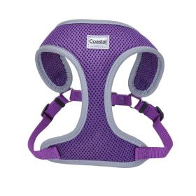 Coastal Pet Comfort Soft Reflective Wrap Adjustable Dog Harness (Size: XS 16-19 Girth 5/8 " straps Purple)