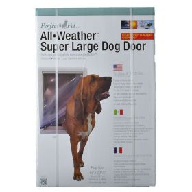 Perfect Pet All Weather Pet Door (Size: Super Large 15"W x 23.5"H)