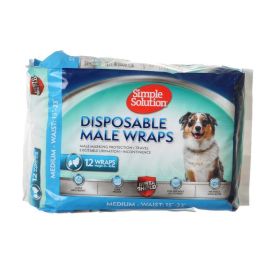 Simple Solution Disposable Male Wraps (Size: Medium)