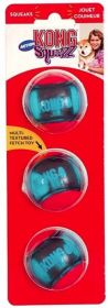 KONG Squeezz Action Ball Red (Size: Small 3  Count)