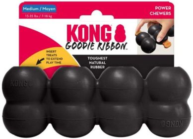 KONG Goodie Ribbon Treat Dispensing Dog Chew Toy (Size: Medium)