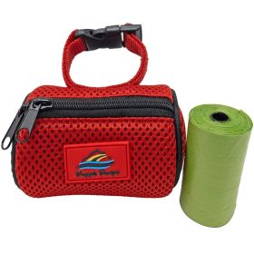 American River Poop Bag Holder (Color: Red)